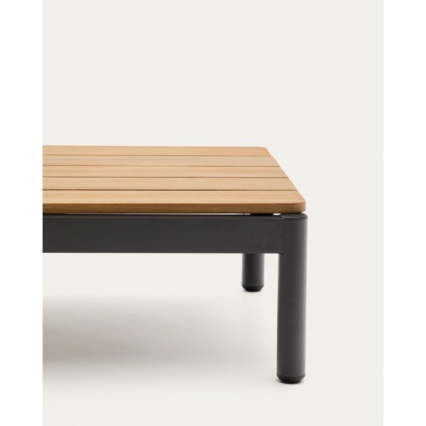 Stolik ogrodowy z litego drewna tekowego 57x91 cm Sorells – Kave Home-image-4