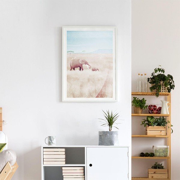 Plakat 30x40 cm Elephants – Travelposter-image-3
