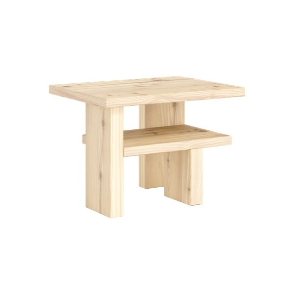 Stolik z litego drewna sosnowego 34x45 cm Japan – Karup Design