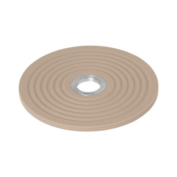 Beżowa silikonowa podkładka Nomad, ø 14 cm