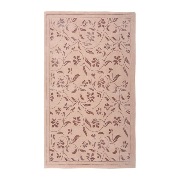 Różowy dywan Floorist Florist, 80x300 cm