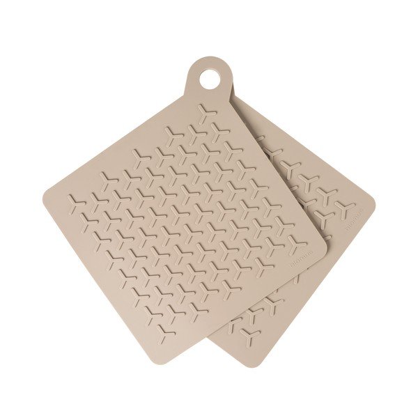 Zestaw 2 beżowych silikonowych łapek Blomus Nomad-image-2