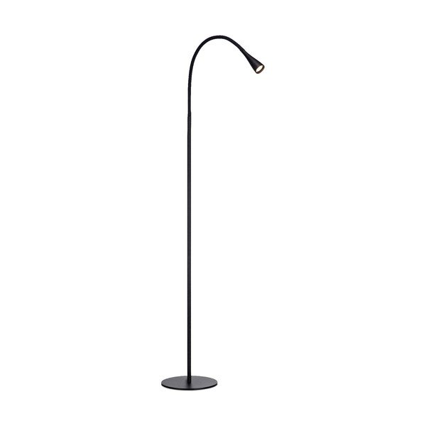 Czarna lampa stojąca Markslöjd Snake