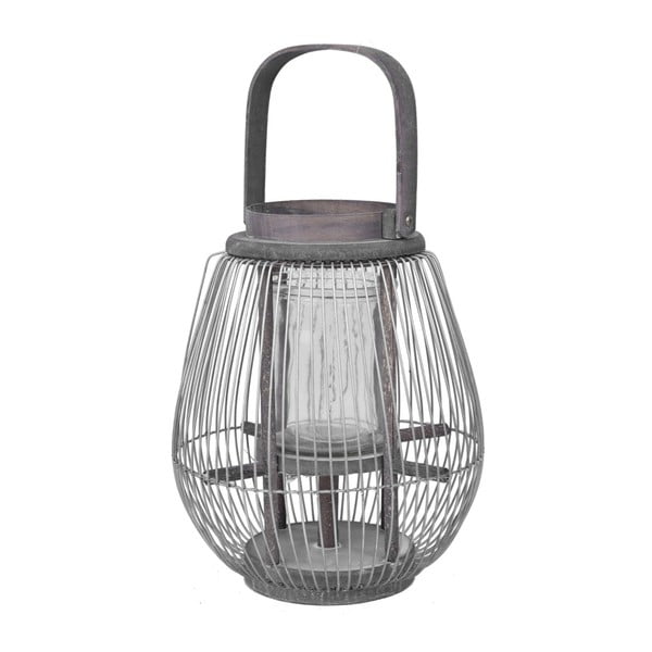 Lampion metalowy Ego Decor Industrial, wysokość 33 cm