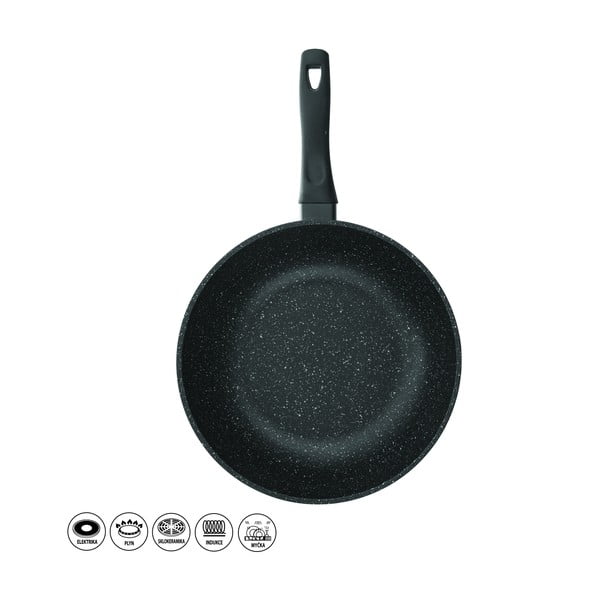 WOK z nieprzywierającego aluminium Orion Grande, ⌀ 30 cm-image-4