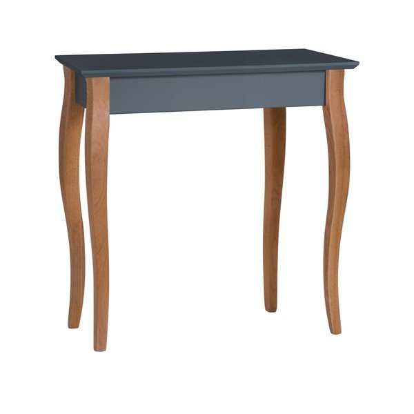 Grafitowa konsola Ragaba Console, 65 cm