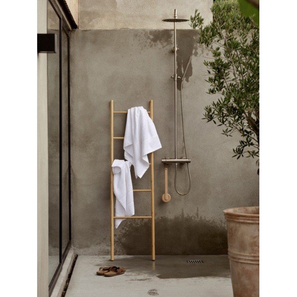 Biały bawełniany ręcznik kąpielowy frotte 70x140 cm Sauna – Zone-image-1