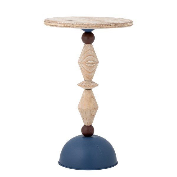 Okrągły stolik z litego drewna jodłowego ø 30 cm Mannelli – Bloomingville