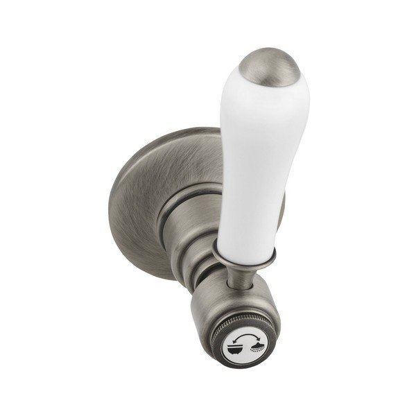 Bateria prysznicowa podtynkowa w kolorze matowego srebra (2 otwory) Antea – Sapho-image-2