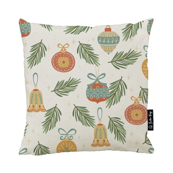 Poszewka na poduszkę ze świątecznym motywem 45x45 cm Retro Cute Ornaments – Butter Kings