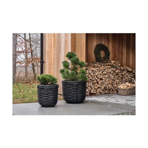 Rattanowe doniczki zestaw 2 szt. ø 52 cm Vilda – Villa Collection-image-2