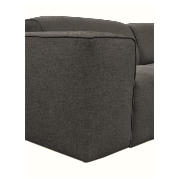 Grafitowa sofa 3-osobowa Cosmopolitan Design Phoenix-image-4