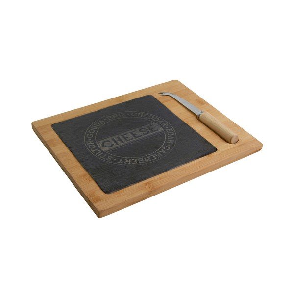 Komplet deski do serwowania serów i nożyka Premier Housewares Cheese-image-1