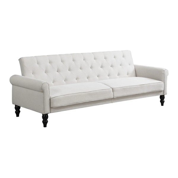 Kremowa częściowo rozkładana/rozkładana sofa 222 cm Tyne – Støraa-image-2