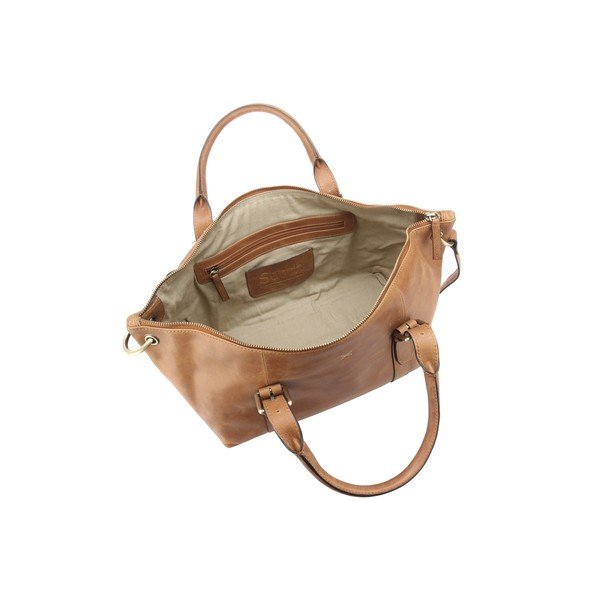 Damska torebka skórzana Poppy Vintage Treacle-image-3