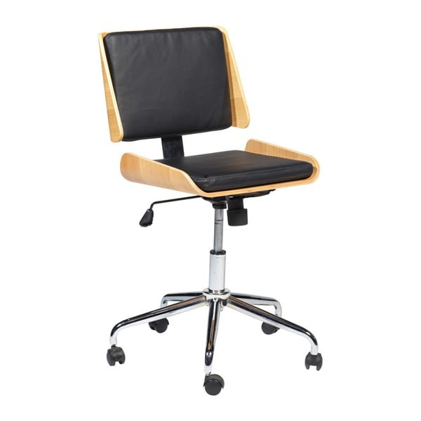 Czarne krzesło biurowe DAN-FORM Denmark Retro
