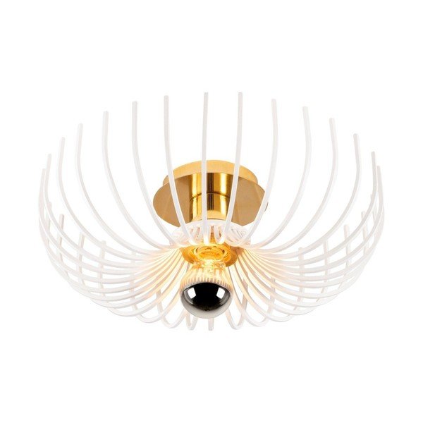 Biała lampa sufitowa ø 36 cm Aspendos – Opviq lights