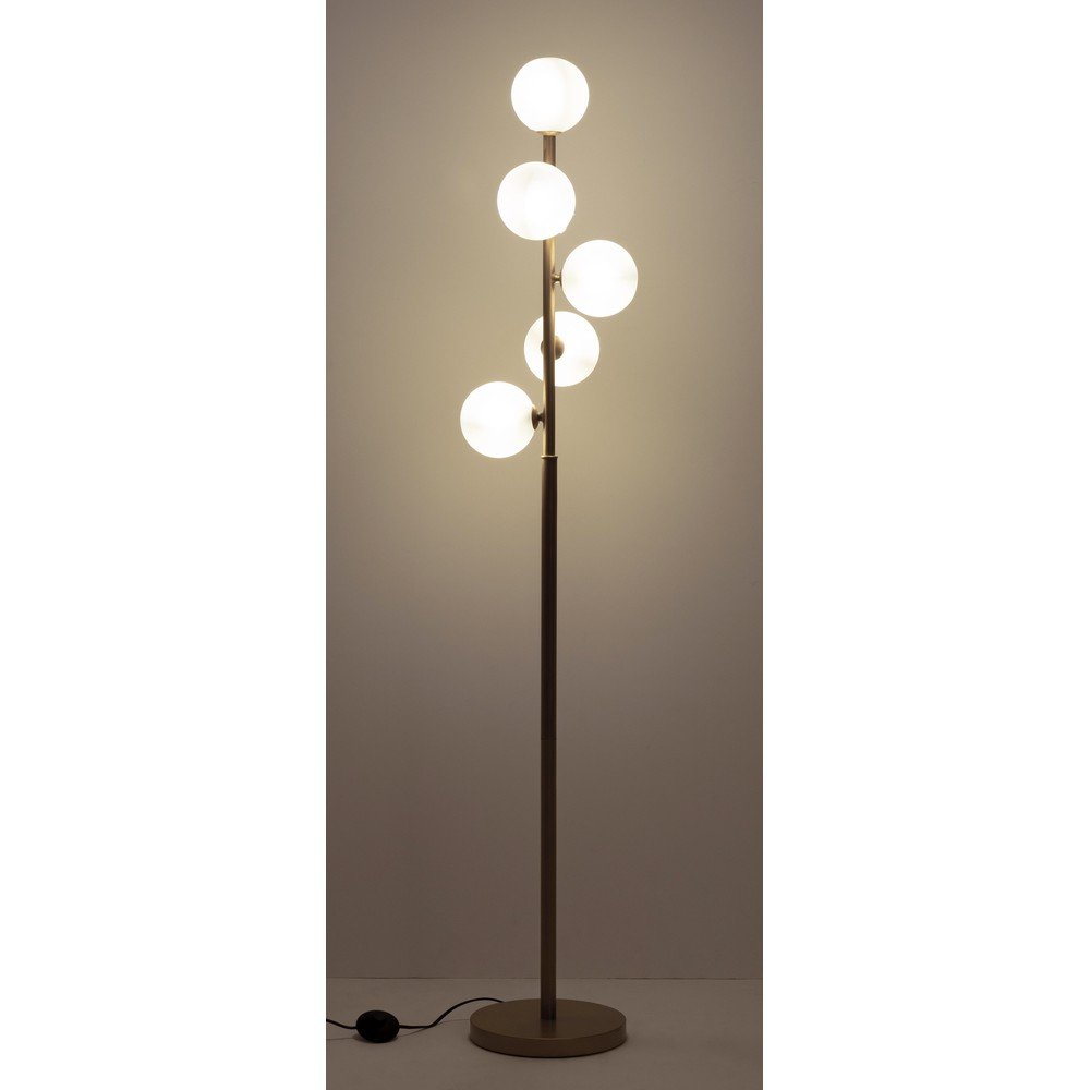 Lampa stojąca w kolorze złota ze szklanym kloszem (wysokość 156,5 cm) Balls – Bizzotto (zdjęcie 6)
