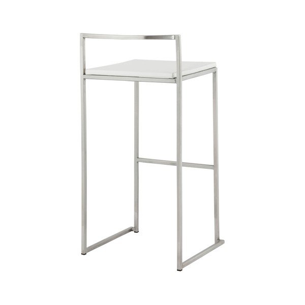Hoker z białym siedziskiem Kokoon Meto, wys. siedziska 74 cm-image-4