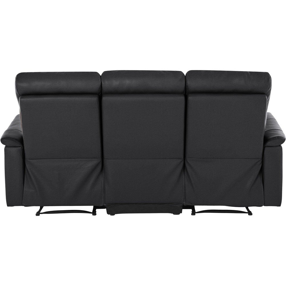 Czarna skórzana sofa 197 cm Southbrook – Støraa (zdjęcie 4)