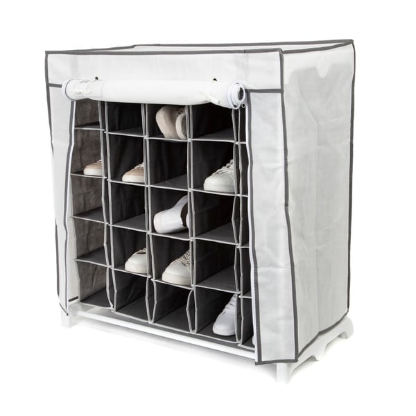 Materiałowa szafka na buty z 25 przegródkami Compactor Shoes-image-2
