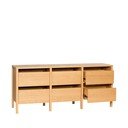 Komoda w dekorze dębu w naturalnym kolorze 150x65x40 cm Forma – Hübsch