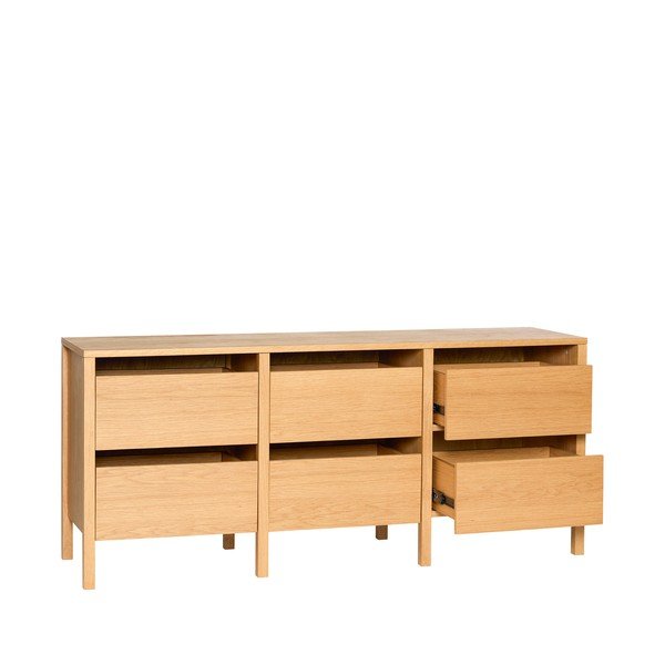 Komoda w dekorze dębu w naturalnym kolorze 150x65x40 cm Forma – Hübsch