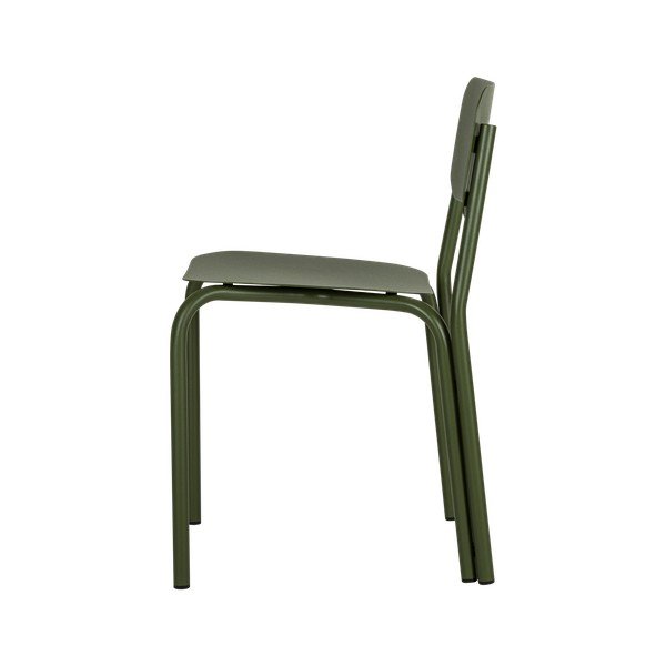 Zielone metalowe krzesło ogrodowe Kei – noo.ma-image-2