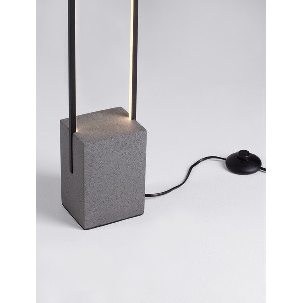 Czarna lampa stojąca LED (wysokość 161 cm) Lithos – Nova Luce-image-4