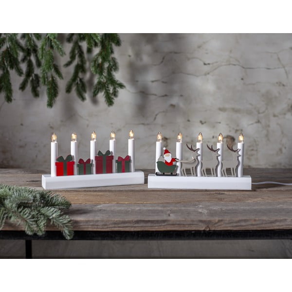 Czerwono-biała świąteczna dekoracja świetlna do kontaktu Julia – Star Trading-image-2