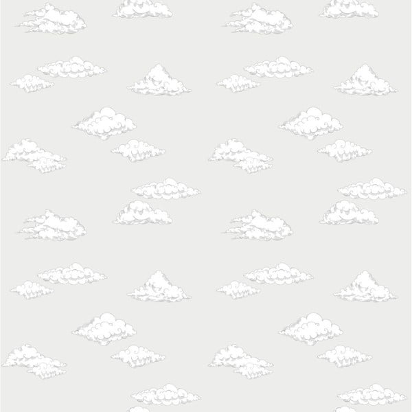 Tapeta Dekornik Clouds Gray, 50x280 cm