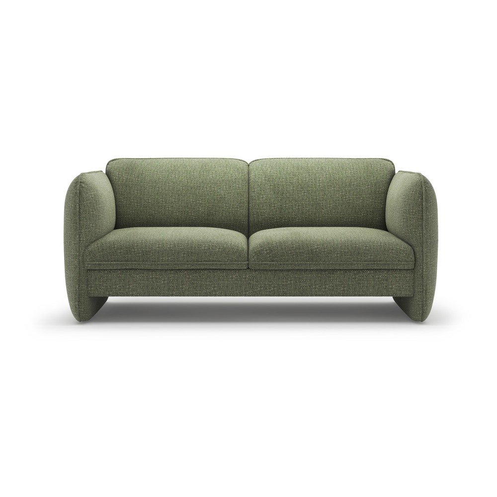 Zielona sofa z tkaniny szenilowej 168 cm Georgia – Micadoni