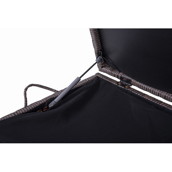 Brązowa skrzynia ogrodowa Patras – Garden Pleasure-image-4