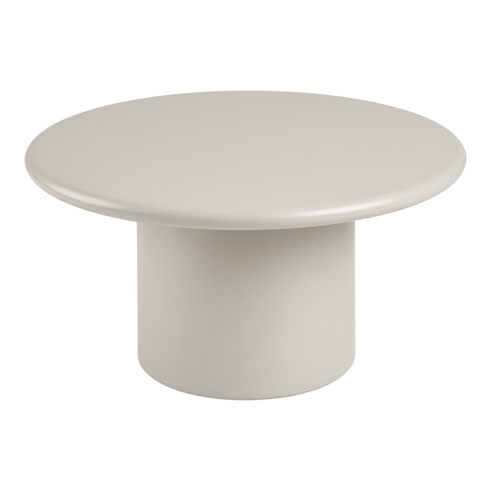 Kremowy okrągły stolik ø 80 cm Nagano – House Nordic