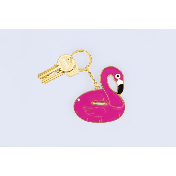 Breloczek w kształcie flaminga DOIY Pool Float