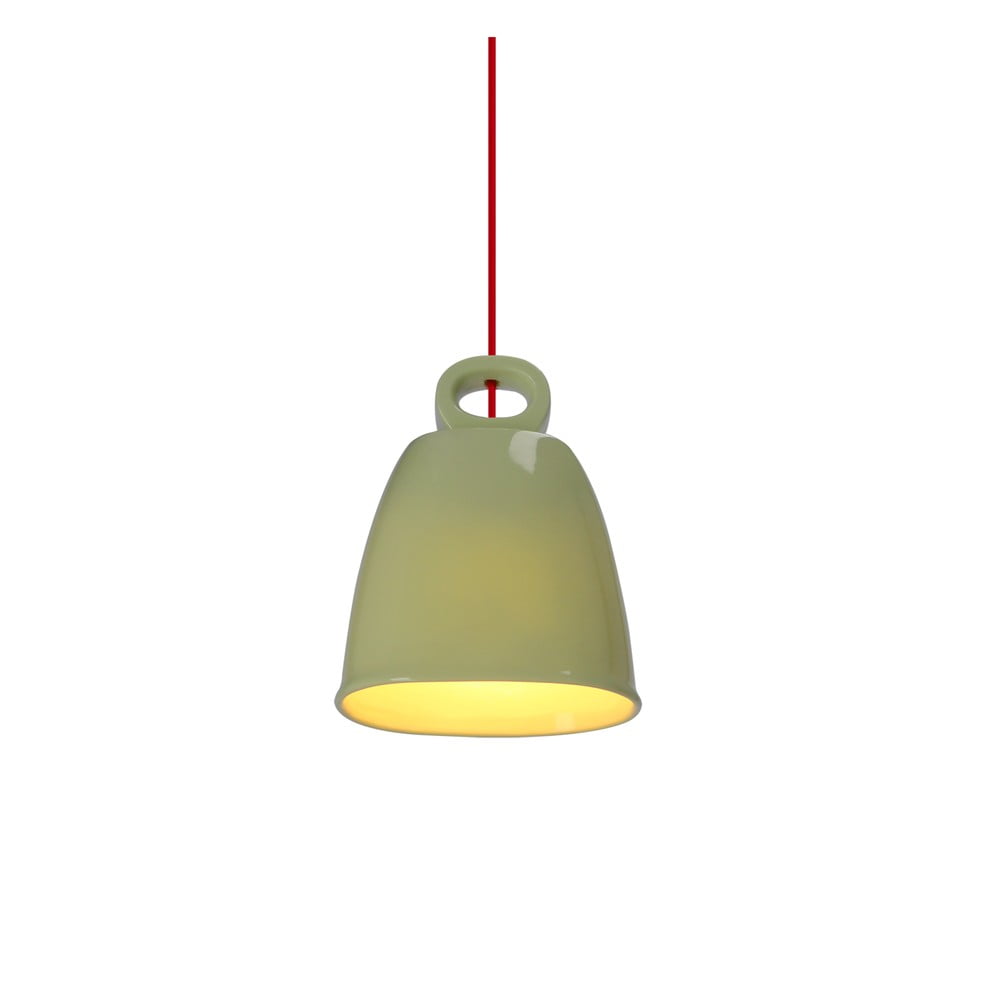 Zielony żyrandol dziecięcy z ceramicznym kloszem Sewilla – Candellux Lighting (zdjęcie 9)
