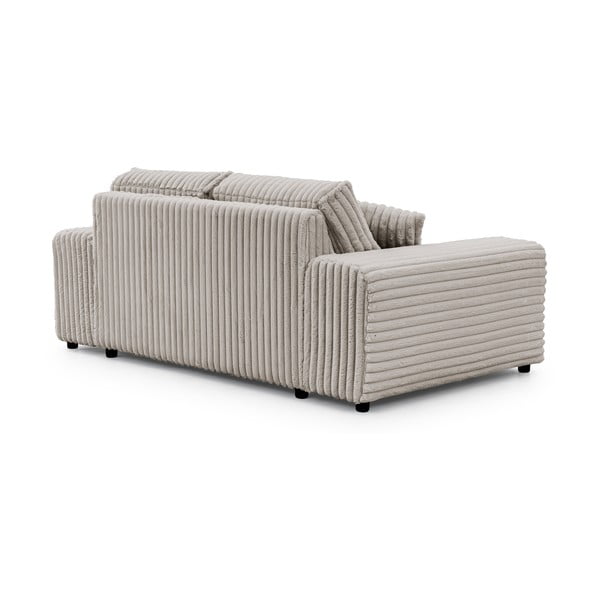 Jasnoszara sztruksowa sofa 178 cm Justin – Ropez-image-3