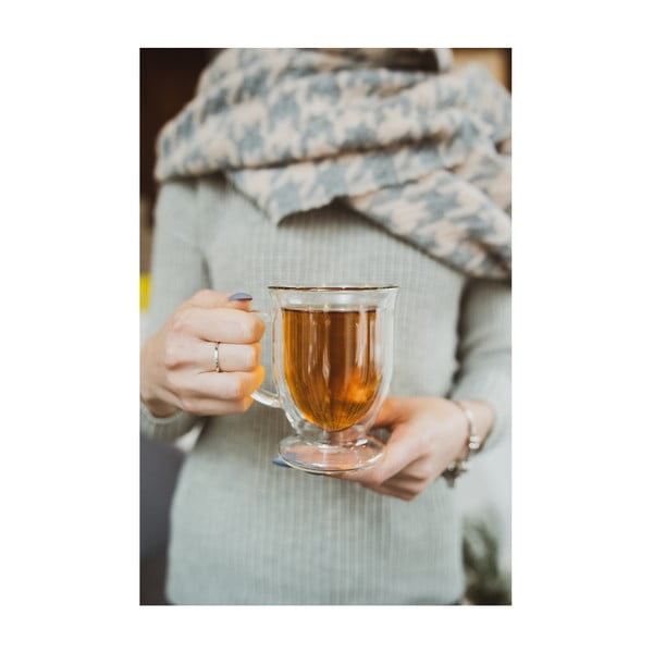 Szklanek kubki do latte z podwójną/z ścianką zestaw 2 szt. 250 ml Amo – Vialli Design-image-4