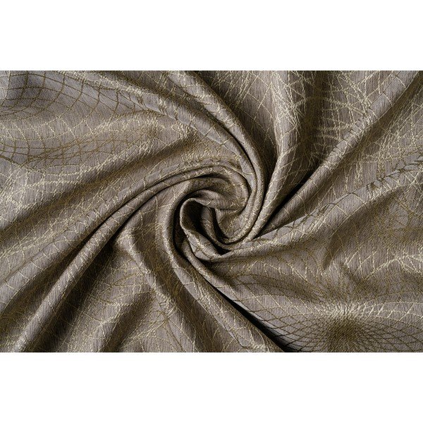 Zasłona w kolorze złota 140x160 cm Elys – Mendola Fabrics-image-1