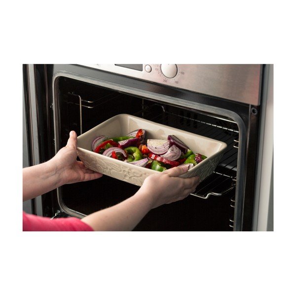 Kremowe kamionkowe naczynie do zapiekania Mason Cash In the Forest, 31x20 cm-image-1