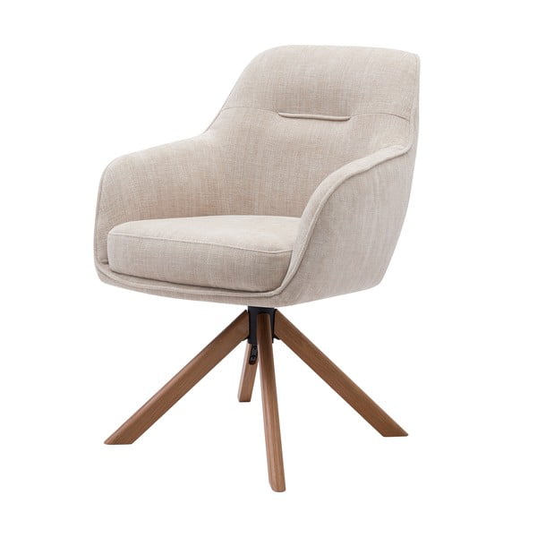 Kremowe tapicerowane fotele jadalniane zestaw 2 szt. Avola – Unique Furniture-image-4