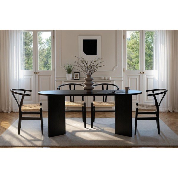 Stół z matowym wykończeniem 89,5x180 cm Sablin – Kalune Design-image-1