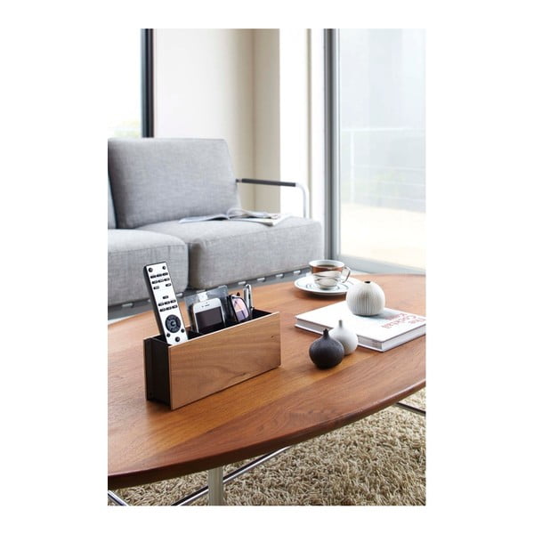 Brązowy pojemnik uniwersalny YAMAZAKI Rin Pen-image-2