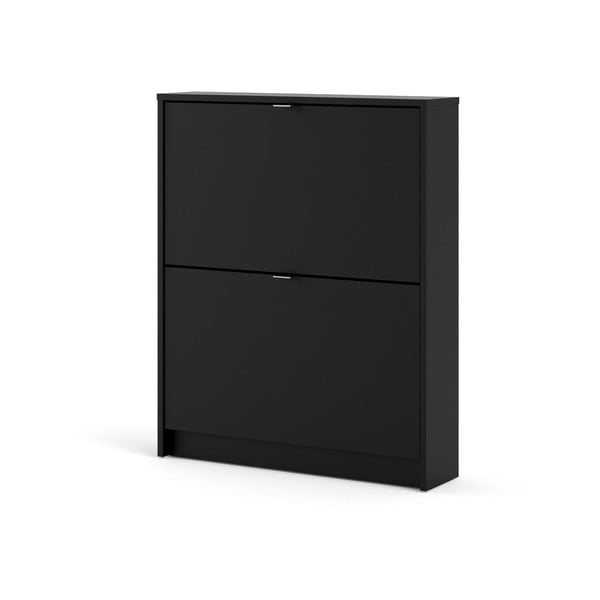 Czarna uchylna szafka na buty Shoes – Tvilum-image-4