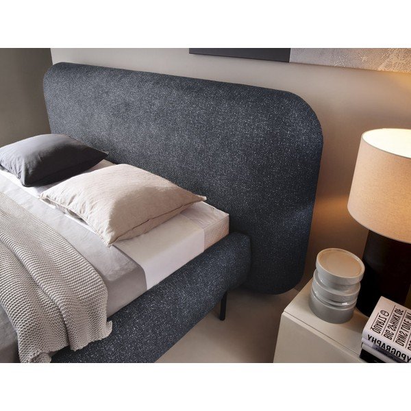 Niebieskie tapicerowane łóżko dwuosobowe ze schowkiem ze stelażem 140x200 cm Pointt – ELTAP-image-4