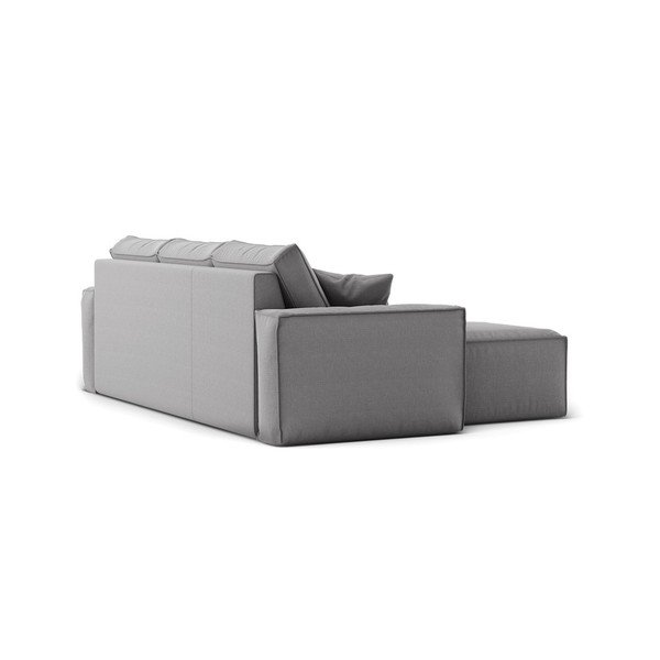 Szara narożna sofa lewostronna Cosmopolitan Design Miami-image-3