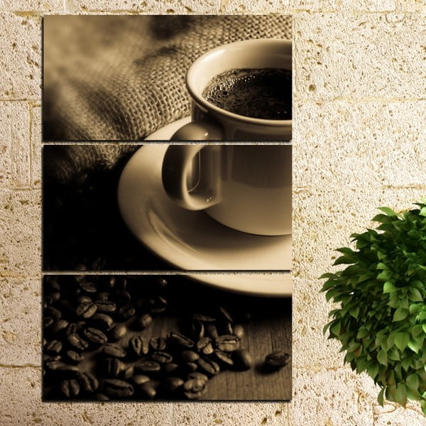 3-częściowy obraz Filiżanka kawy