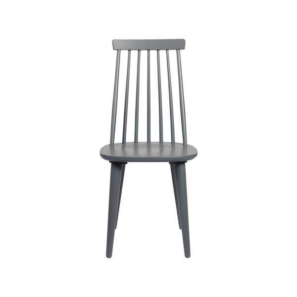 Szare krzesło do jadalni z drewna kauczukowca Rowico Lotta-image-2