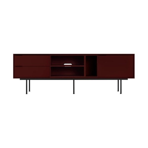 Bordowa szafka pod TV 189x61x42 cm Mod – noo.ma
