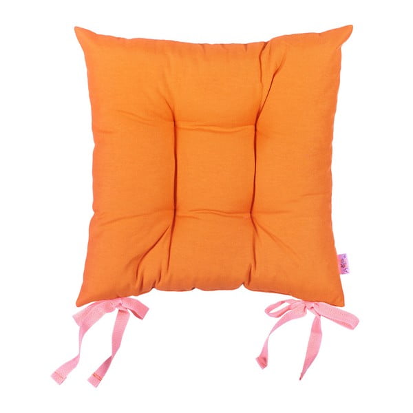 Pomarańczowa poduszka na krzesło Mike & Co. NEW YORK Plain Orange, 41x41 cm